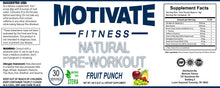 Load image into Gallery viewer, Natural Pre-Workout
